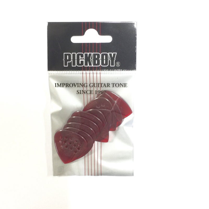 Pickboy Pos-a-Grip, Red, Polycarbonate, 0.70mm, 10 picks - Image 3